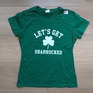 Let's Get Shamrocked - New Women's Medium Kelly Green T-Shirt